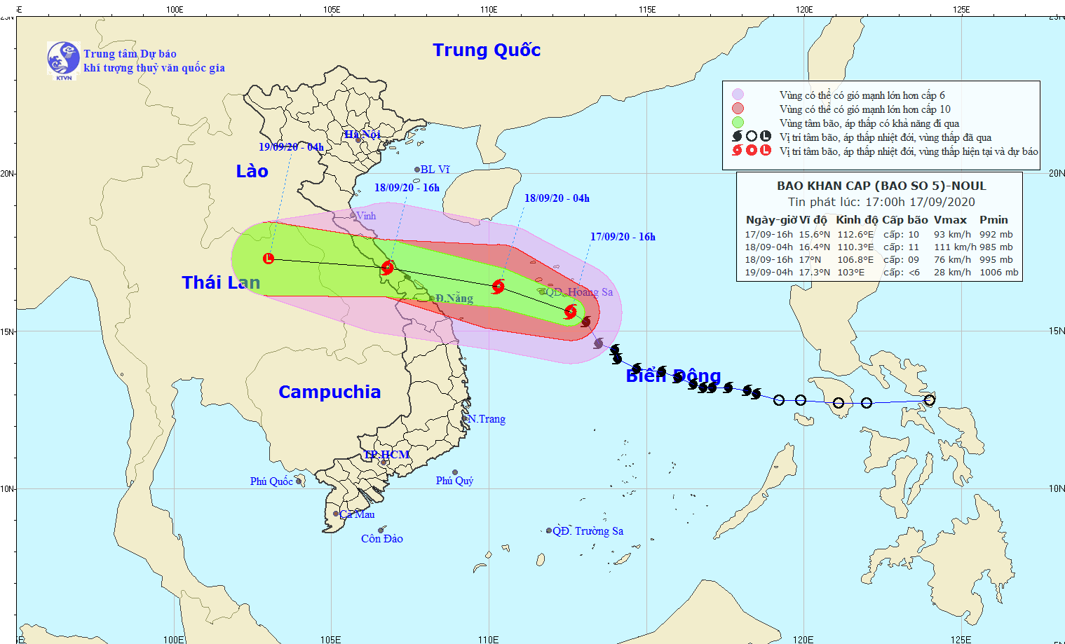 Trung tâm Khí tượng Thủy văn nhận định về cơn bão số 5 sắp đổ bộ ảnh 2