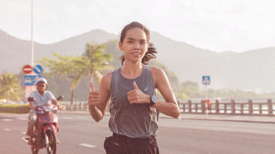 Hoàng Thị Ngọc Hoa nói gì khi lần đầu 'test' đường chạy tại Khánh Hoà