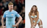 Holly Peers chúc Kevin de Bruyne mau chóng bình phục chấn thương.