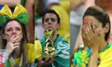 Brazil bị loại khỏi World Cup, mưa nước mắt trên khán đài