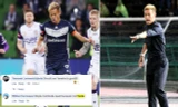 Keisuke Honda bị rất nhiều CĐV Campuchia mỉa mai.