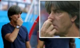 HLV Joachim Low bị mỉa mai về hành vi "ăn gỉ mũi" đáng xấu hổ.