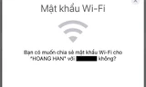 Hướng dẫn chia sẻ mật khẩu Wi-Fi trên iPhone
