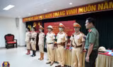 Đề án đổi mới trang phục của CSGT đang được thực hiện. Ảnh Cục CSGT.
