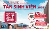 Agribank dành 2,6 tỷ đồng tặng Tân sinh viên 2024 