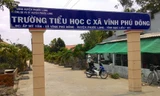 Trường Tiểu học C xã Vĩnh Phú Đông- nơi học sinh tố thầy hiệu trưởng sàm sỡ
