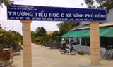 Trường Tiểu học C xã Vĩnh Phú Đông- nơi học sinh tố thầy hiệu trưởng sàm sỡ