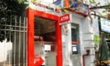 Một trụ ATM của Ngân hàng Techcombank tại TP.HCM bị trộm đột nhập năm 2011
