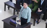 Ông Hà Văn Thắm trong phiên phúc thẩm ngày 18/4