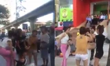 Chị M. bị nhóm phụ nữ đánh đập, giật áo giữa đám đông