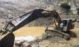 Hiện trường vụ sập hầm khai thác vàng trái phép