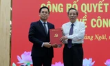 Thứ trưởng Bộ Khoa học và Công nghệ làm Phó Bí thư Tỉnh ủy Quảng Ngãi