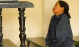Bị cáo Trương Thị Bài đã khóc ngất lên ngất xuống trước vành móng ngựa