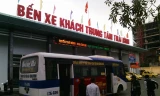 Bến xe khách nơi xảy ra vụ trộm