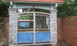 Nhà ông Hùng đóng cửa im ỉm từ khi sự việc xảy ra. Ảnh: Công lý