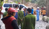 Cơ quan điều tra tiến hành khám nghiệm hiện trườn