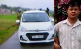 Đối tượng Hiệp và chiếc xe ô tô của nạn nhân Tính
