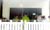 Công an khám nghiệm hiện trường vụ án vào sáng nay 7/1