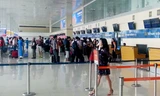 Sảnh E nhà ga T1 hiện tại. Năm 2015, khi nhà ga T2 được đưa vào khai thác, Vietnam Airlines sẽ triển khai dịch vụ hàng không 4 sao 