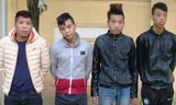 Nhóm 4 người đang bị tạm giữ để điều tra