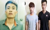 Các đối tượng gây án gồm Huấn, Hùng và Anh (ảnh từ trái qua phải)