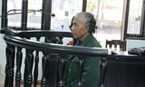 Tại phiên tòa cụ ông thừa nhận hành vi của mình là trái pháp luật. Ảnh: Đắc Đức
