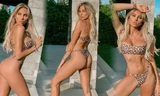 Siêu mẫu Playboy Khloe Terae 'thiêu đốt' ánh nhìn với bikini bé xíu