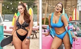 Siêu mẫu ngoại cỡ Ashley Graham 'rực lửa' với bikini sắc màu