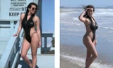Người mẫu ngoại cỡ Ý khoe dáng phồn thực, nóng 'bỏng mắt' với áo tắm