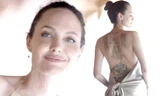 Angelina Jolie bán nude quyến rũ, khoe lưng trần kín hình xăm