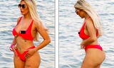Sao truyền hình Anh gặp sự cố vì bikini bé xíu