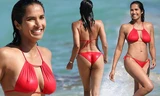 Padma Lakshmi dáng đẹp như tạc tượng ở tuổi U50