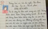 Phát sốt với bản kiểm điểm dễ thương của bé lớp 4