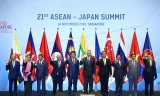 Thủ tướng Nguyễn Xuân Phúc và các Lãnh đạo ASEAN tại Hội nghị Cấp cao ASEAN- Nhật Bản. Ảnh: Thống Nhất/ TTXVN