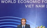 Ông Justin Wood,Giám đốc khu vực châu Á-Thái Bình Dương của Diễn đàn Kinh tế thế giới cho biết, chính sách Việt Nam có nhiều đặc tính thú vị . Ảnh: Tuấn Anh.
