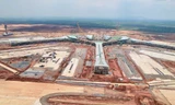 Đường băng thứ 2 'siêu sân bay' Long Thành đang thi công ra sao? 