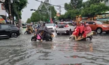 TPHCM, Đồng Nai, Bình Dương: Nhiều nơi mưa đá, đường phố thành sông