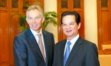 Thủ tướng Nguyễn Tấn Dũng tiếp cựu Thủ tướng Anh Tony Blair
