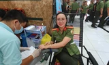 Tuổi trẻ Công an nhân dân hiến máu tình nguyện vì cộng đồng
