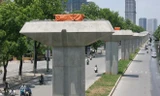 Các tuyến đường sắt đô thị hiện nay đều sử dụng vốn ODA và vốn vay của nước ngoài. Ảnh tuyến đường sắt Cát Linh – Hà Đông (Hà Nội).