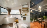 Cải tạo sân thượng nhà phố cổ thành 'mini penthouse' 