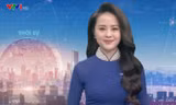 Nhan sắc BTV Thời tiết 9x dẫn bản tin Thời sự 19h