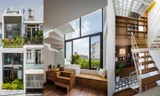 Thiết kế lệch tầng giúp nhà ống hẹp tiện nghi như resort