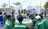 Tết sum vầy cùng công nhân trên công trường cao tốc
