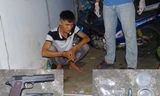 Cảnh sát triệt xóa tụ điểm ma túy, thu giữ nhiều vũ khí nóng ở Trà Vinh