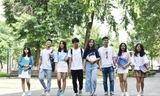 Sinh viên trường ĐH Bách khoa Hà Nội. Ảnh chụp trước 27/4
