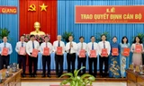 An Giang điều động, bổ nhiệm nhiều cán bộ chủ chốt