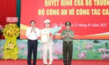 Công bố quyết định của Bộ trưởng Công an về công tác cán bộ tại Cần Thơ