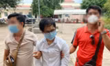 Nghi phạm bị lực lượng chức năng bắt giữ. Ảnh CA.