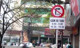 Hiện Hà Nội là tỉnh thành duy nhất trên cả nước có biển cấm đường áp dụng riêng với taxi.